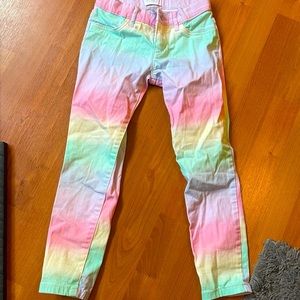 SOLD Rainbow pants! 🌈 size 6x/7